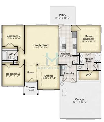 Photos of the 1826 model in the Eagle Heights subdivision in Maysville, GA