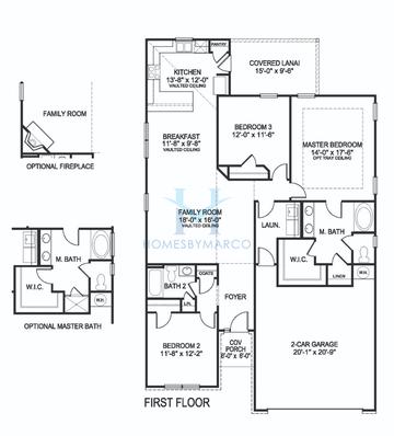 Photos of the 1634 model in the Magnolia Villas subdivision in Cornelia, GA
