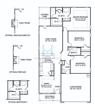 Photos of the 1727 model in the Magnolia Villas subdivision in Cornelia, GA
