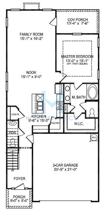 Photos of the 2709 model in the Magnolia Villas subdivision in Cornelia, GA