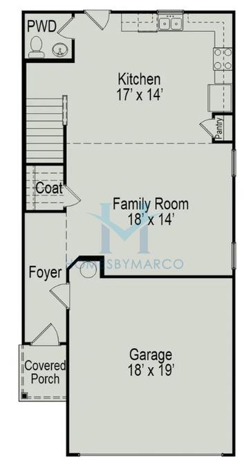 Photos of the Manchester II model in the Highland Crossing subdivision in Cartersville, GA