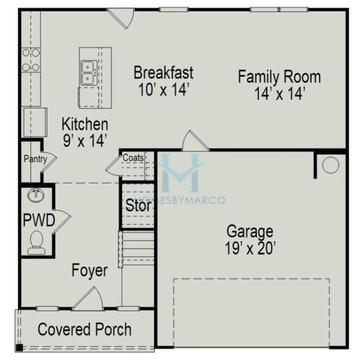 Photos of the Grayson model in the North Haven subdivision in Rome, GA