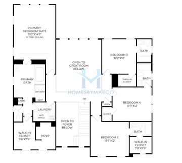 Hedgerow model in CrossCreek, Cumming, GA, built by Toll Brothers