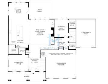 Photos of the Hedgerow model in the CrossCreek subdivision in Cumming, GA