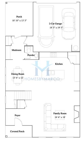 Photos of the Bradley model in the Forrest Crossing subdivision in Woodstock, GA