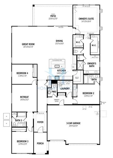 Photos of the Garnet model in the Landmarke subdivision in San Tan Valley, AZ