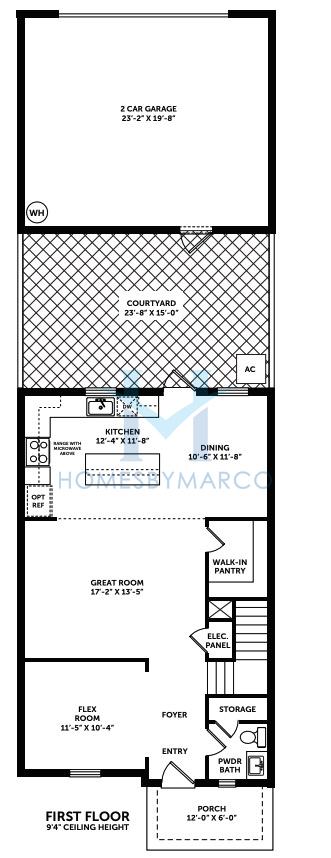Galene model in Eden Crest Townhomes, Apopka, FL, built by Hartizen Homes