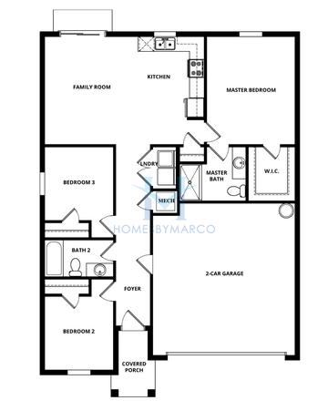 Photos of the Ariana model in the Peach Crossings subdivision in Winter Haven, FL