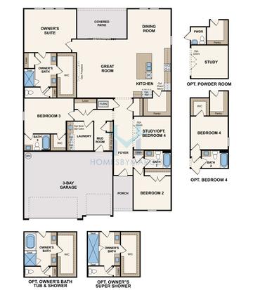 Photos of the Everglade model in the Reserve East subdivision in Flagler Beach, FL