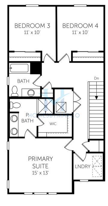 Photos of the Bayview model in the North Beach Townhomes subdivision in Jacksonville Beach, FL