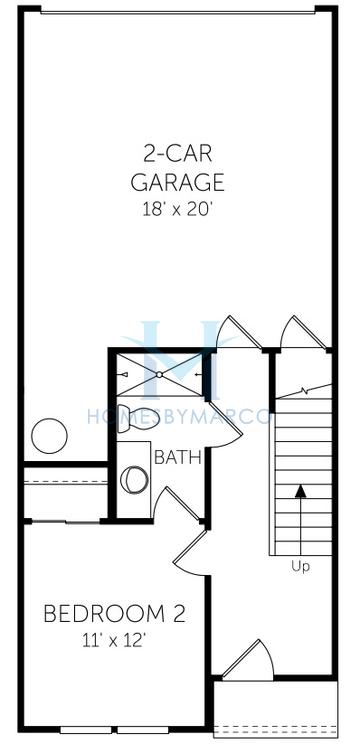 Neptune model in North Beach Townhomes, Jacksonville Beach, FL, built by Dream Finders Homes