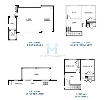 Magnolia model in Trinity Gardens, DeLand, FL, built by Landsea Homes