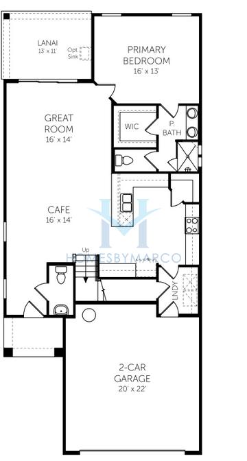 Stockton II model in Beacon Lake, St. Augustine, FL, built by Dream Finders Homes