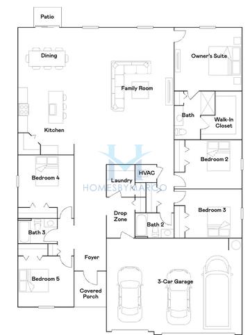 Photos of the Heritage model in the South Creek subdivision in Riverview, FL