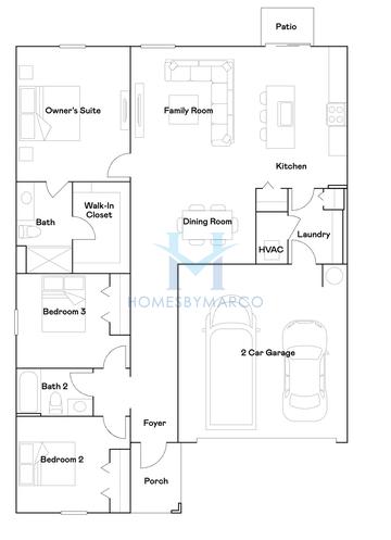 Photos of the Bloom model in the Wind Meadows South subdivision in Bartow, FL