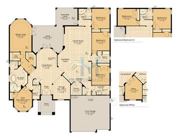 Photos of the Villa Toscana model in the Hidden Ridge subdivision in New Port Richey, FL