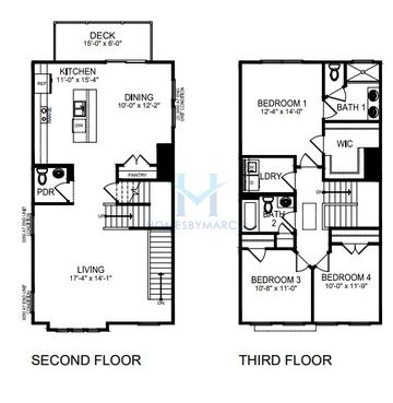 Photos of the Rebecca model in the The Townes at Lake Norman subdivision in Mooresville, NC