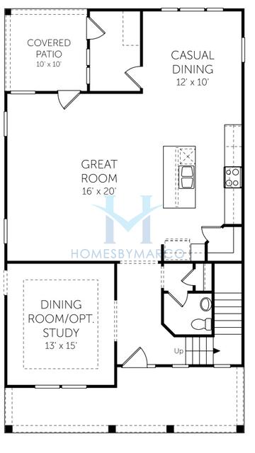 Photos of the Amberlea model in the Arbor Village subdivision in Matthews, NC