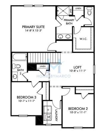 Photos of the Edenton model in the Calico Creek subdivision in Cherryville, NC