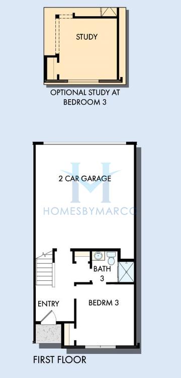 Finney model in Central Living at Craig, Charlotte, NC, built by David Weekley Homes