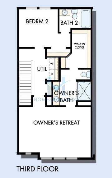 Photos of the Finney model in the Central Living at Craig subdivision in Charlotte, NC