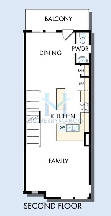 Remely model in Central Living at Craig, Charlotte, NC, built by David Weekley Homes