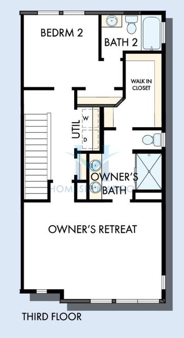 Photos of the Wilkes model in the Central Living at Craig subdivision in Charlotte, NC