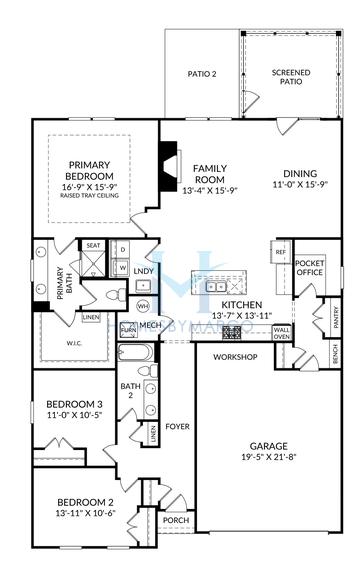 Photos of the Easton model in the The Retreat at Laurelbrook subdivision in Sherrills Ford, NC