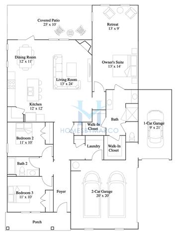 Camden model in Venezia South, Howey-In-The-Hills, FL, built by Lennar
