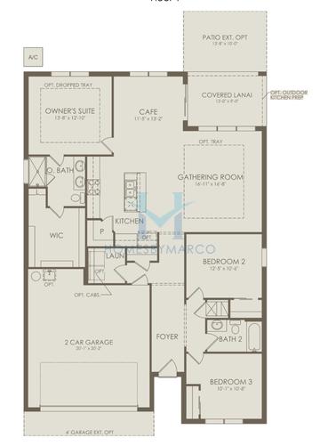 Photos of the Cedar model in the Cedar Grove at the Woodlands subdivision in North Port, FL