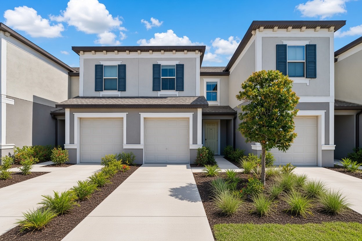 Allegiance model in Townes at Crystal Brook, Zephyrhills, FL, built by Lennar
