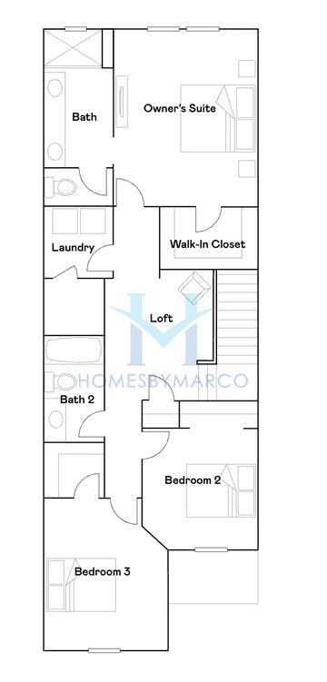 Constitution model in Epperson Townhomes, Wesley Chapel, FL, built by Lennar
