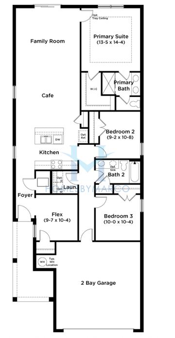 Photos of the Flagler model in the Grasslands West subdivision in Lakeland, FL