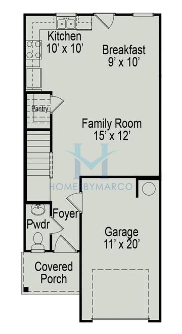 Trenton model in Hickory Glen, Charlotte, NC, built by Smith Douglas Homes