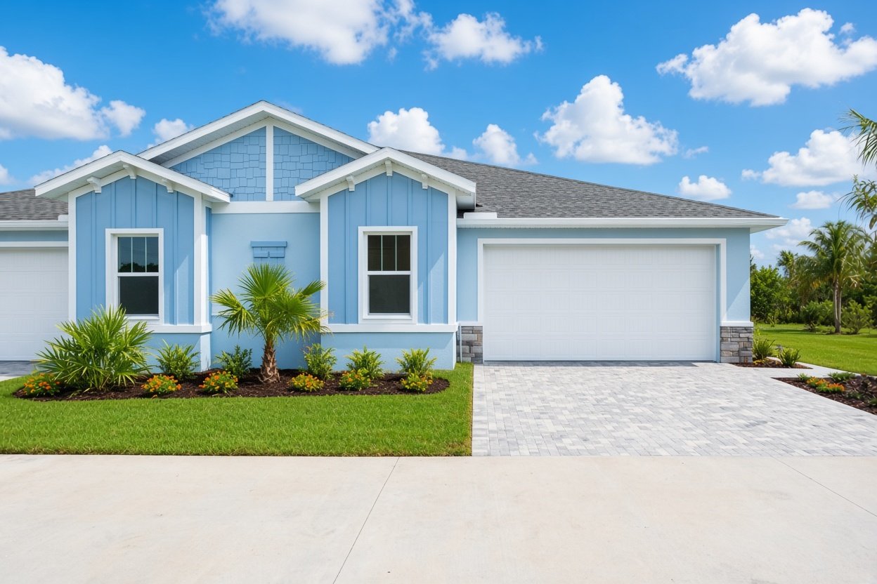 Pelican model in Summerset Villas, Clearwater, FL, built by DiGiovanni Homes
