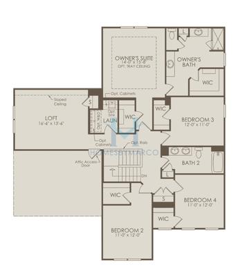Photos of the Northridge model in the Forest Creek subdivision in Waxhaw, NC