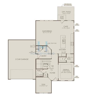 Northridge model in Forest Creek, Waxhaw, NC, built by Pulte Homes