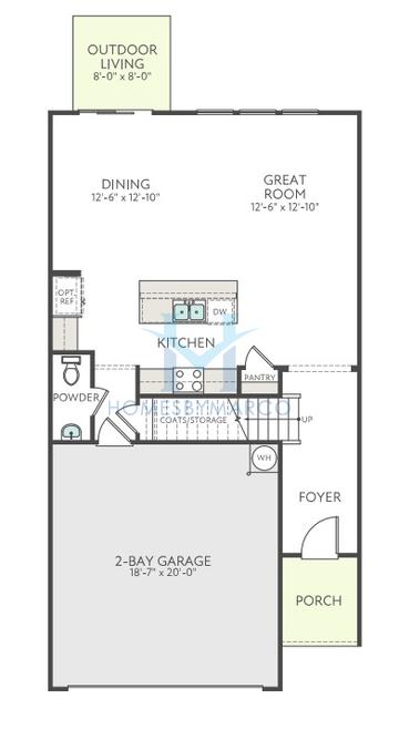 Photos of the Catawba model in the Millstone subdivision in Cramerton, NC