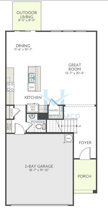 Mayes model in Millstone, Cramerton, NC, built by Tri Pointe Homes