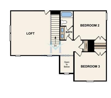 Photos of the Elliott model in the Running Creek subdivision in Locust, NC