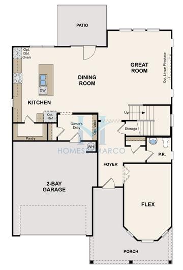 Photos of the Red Cedar model in the Running Creek subdivision in Locust, NC