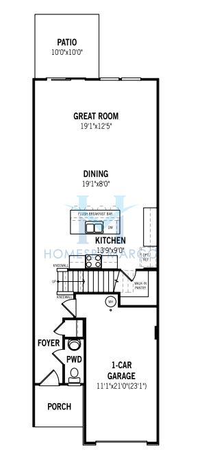 Aurora model in Stonesummit, Charlotte, NC, built by Mattamy Homes