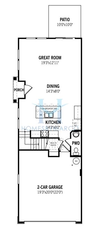 Vienna model in Stonesummit, Charlotte, NC, built by Mattamy Homes