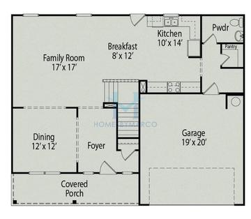 Photos of the Morgan model in the Vermillion subdivision in Huntersville, NC