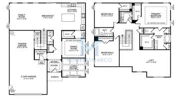 Hamilton model in Carrington, Denver, NC, built by Eastwood Homes