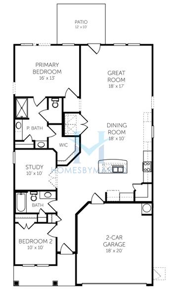 Photos of the Cascade model in the Cottages at Indian Trail West subdivision in Indian Trail, NC