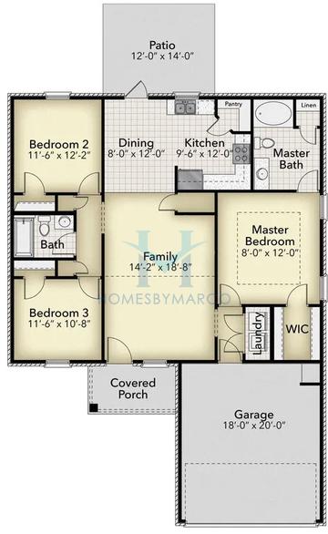 Photos of the 1305 model in the Adobe Mountain Estates subdivision in Phoenix, AZ