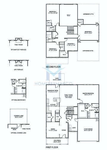 Photos of the 3320 model in the McNeely Farms subdivision in Mt Ulla, NC