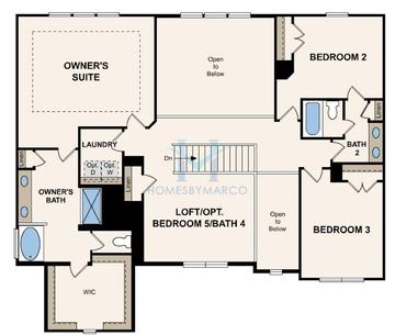 Birch model in The Estates at Gainesville Township, Gainesville, GA, built by Century Communities