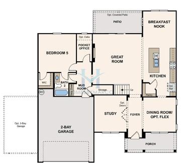 Photos of the Sapling model in the The Estates at Gainesville Township subdivision in Gainesville, GA